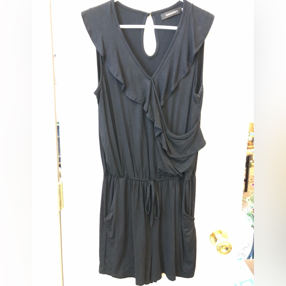Black Romper w/Pockets